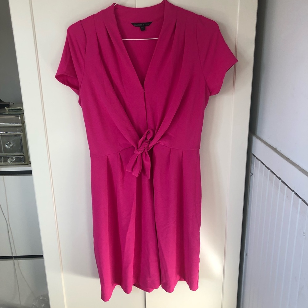 Hot pink dress from Nordstrom